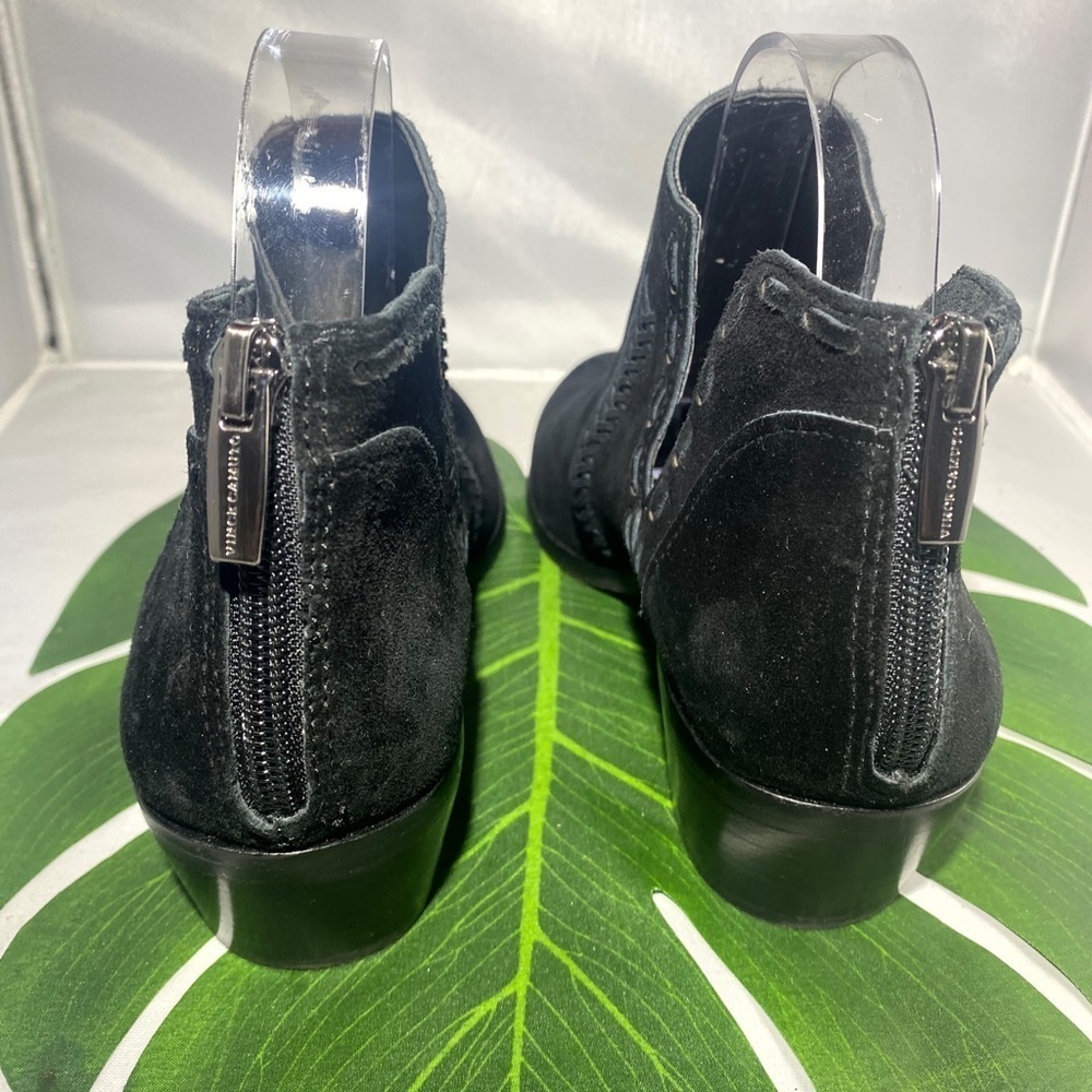VINCE CAMUTO VC PRESITA BLACK SUEDE‎ BOOTIE​​​​​ - Picture 9 of 9